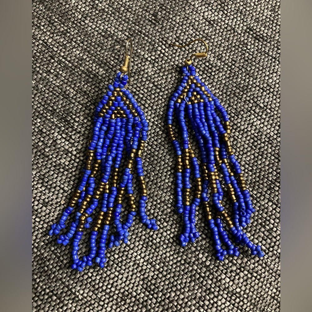 Bohemian Bead Seed Earrings